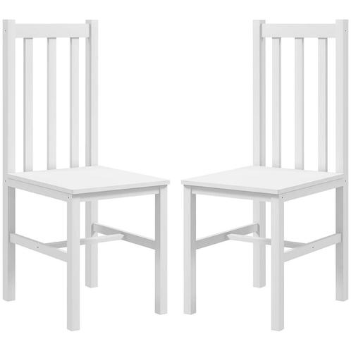 TRUUSK Eetkamerstoelen, Set Van 2 Keukenstoelen, Eetstoel Me, Huis en Inrichting, Stoelen, Nieuw, Verzenden