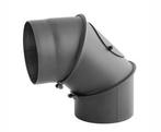 90 Graden Bocht | 120mm Zwart | Hittebestendig | Laatste..., Doe-het-zelf en Verbouw, Verwarming en Radiatoren, Minder dan 30 cm