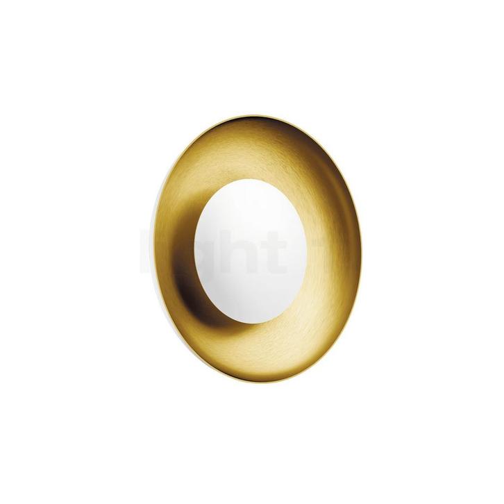 Bega 51216 - Studio Line Wandlamp LED, wit/messing mat - 3.0, Huis en Inrichting, Lampen | Wandlampen, Nieuw, Verzenden