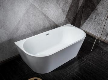 SALE - SALE - Usma 170 - Glans wit - Half vrijstaand bad  - beschikbaar voor biedingen