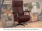 Leren relaxfauteuil met hartbalans Pure - Toledo Bordeaux, Huis en Inrichting, Fauteuils, Bohemian, Industrieel, Modern, Scandinavisch