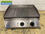RVS Saro Grillplaat Bakplaat Geribbeld 60 cm 400V Horeca, Ophalen of Verzenden, Gebruikt