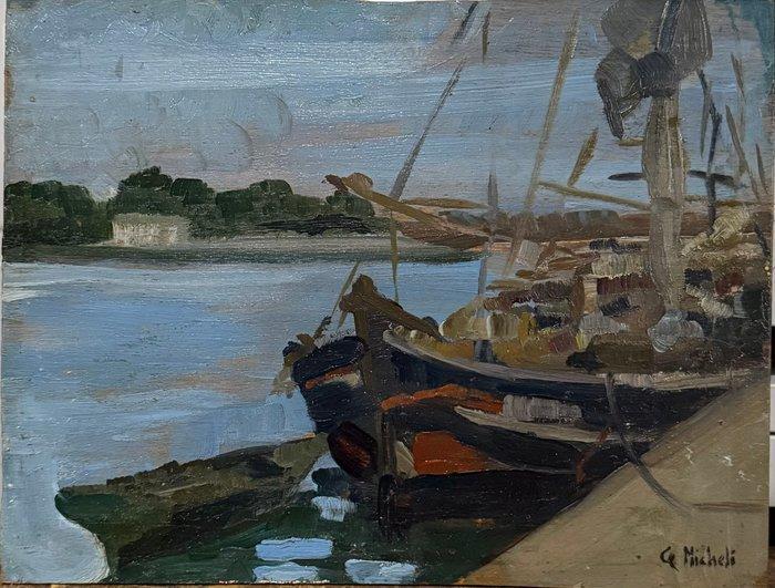 Guglielmo Micheli (1866-1926), Attr. a - Marina, Antiek en Kunst, Kunst | Schilderijen | Klassiek