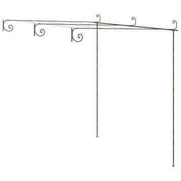 Pergola IJzer Antiekbruin 3x3m | Tweedekansje | OP=OP beschikbaar voor biedingen
