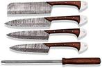 Black Smith - Keukenmes - Kitchen knife set - Rose Wood en, Antiek en Kunst