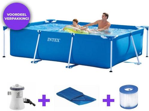 Intex Zwembad  Frame Pool  260x160x65 cm  Ingegrepen, Tuin en Terras, Zwembaden, 200 tot 400 cm, Rechthoekig, Nieuw, Opzetzwembad