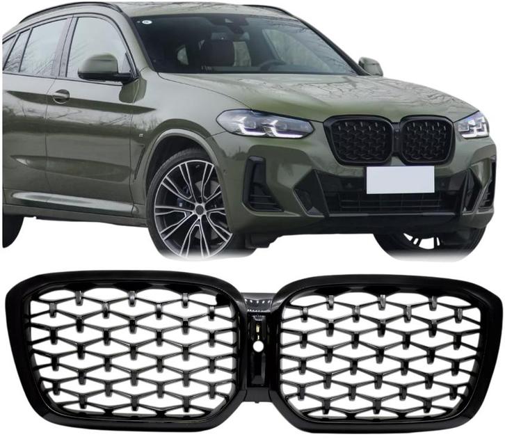 Grillen set | Nieren | BMW X3 G01 X4 G02 iX3 G08 | 2022+ | G, Auto-onderdelen, Carrosserie en Plaatwerk, Nieuw, BMW, Verzenden