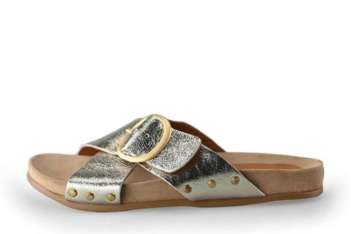 Notre-V Slippers in maat 37 Goud | 10% extra korting, Kleding | Dames, Schoenen, Overige kleuren, Nieuw, Slippers, Verzenden