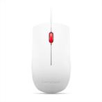 Lenovo L300 Essential USB-muis wit, Computers en Software, Muizen, Ophalen of Verzenden, Nieuw, Bedraad, Lenovo