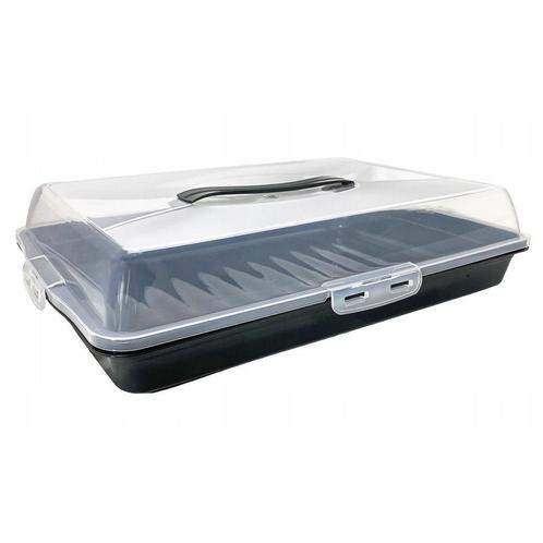 Lock & fresh rechthoekige taart en cake transport doos, Huis en Inrichting, Keuken | Keukenbenodigdheden, Ophalen of Verzenden