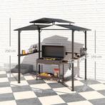 TRUUSK Grillpaviljoen 250 X 160 X 250 Cm Waterdicht Tuinpavi, Verzenden, Nieuw
