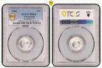 Koningin Wilhelmina 25 cent 1901 MS64 PCGS Smalle Hals, Verzenden, Zilver, 25 cent, Koningin Wilhelmina