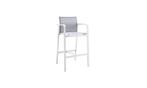 Suns Tutti bar stoel matt white - grey SALE |, Tuin en Terras, Tuinsets en Loungesets, Ophalen of Verzenden, Nieuw
