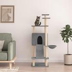 vidaXL Kattenmeubel met sisal krabpalen 153 cm lichtgrijs, Verzenden, Nieuw