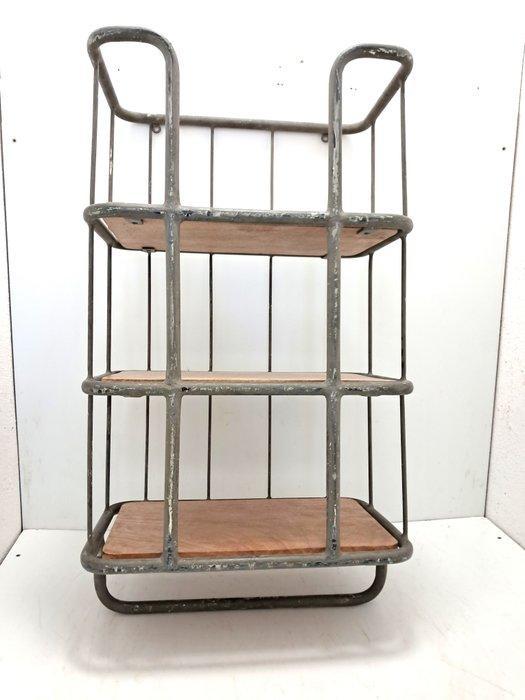 Stellingkast - Staal, Hout - Bakkersrek 73 cm 7 kg, Antiek en Kunst, Curiosa en Brocante
