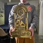 Figurale pendule - Antiek - Verguld brons - 1820 - Zeldzaam, Antiek en Kunst, Antiek | Klokken
