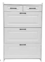 Schoenenkast voor Entree met Kleppen en Lades – Wit, Huis en Inrichting, Kasten | Schoenenkasten, Verzenden, Nieuw