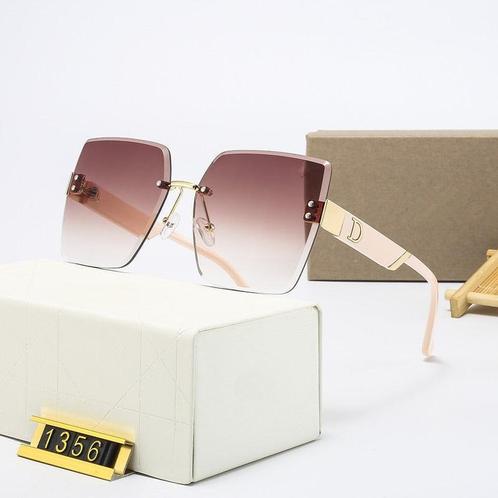 Oversized Montuurloze Zonnebril voor Dames - Designer, Sieraden, Tassen en Uiterlijk, Zonnebrillen en Brillen | Heren, Nieuw, Verzenden