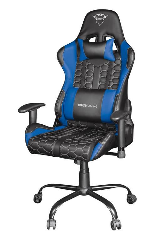 GXT 707 Resto - Gaming Stoel - Bureaustoel - Zwart/ Blauw, Huis en Inrichting, Bureaustoelen, Nieuw, Verzenden