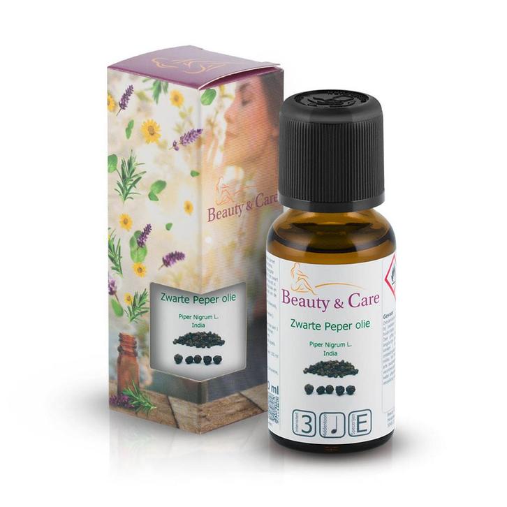 Beauty & Care Zwarte Peper etherische olie 20 ml.  new, Sport en Fitness, Gezondheidsproducten en Wellness, Aroma, Nieuw, Ophalen of Verzenden
