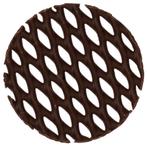 Callebaut Chocoladedecoratie Raster Rond Ø5cm 195st., Hobby en Vrije tijd, Verzenden, Nieuw
