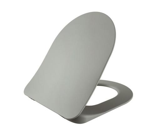 Toiletzitting BWS Met Inox Scharnieren Softclose Koel Grijs, Doe-het-zelf en Verbouw, Sanitair, Overige typen, Nieuw, Ophalen of Verzenden