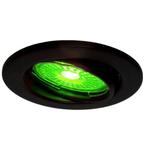 Smart Tuya Inbouwspot Zwart 5W | Rond | 63 mm, Nieuw, Ophalen of Verzenden, Led