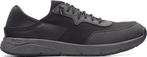 Clarks - Maat 41 - Davis Low Heren Sneakers - Black Combi, Kleding | Heren, Schoenen, Verzenden, Nieuw