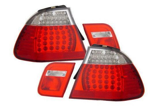 LED Achterlichten Rood / Wit BMW E46 Coupe 03-06 B4899, Auto-onderdelen, Verlichting, Nieuw, BMW