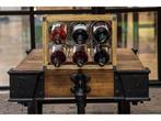 KitchenCraft Industrial Kitchen Wijnrek - Flessenrek Voor 6, Verzenden, Nieuw