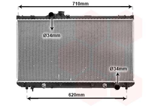 RADIATOR VOOR LEXUS IS200/300 2000-2005 1640046720, Auto-onderdelen, Airco en Verwarming, Nieuw, Ophalen of Verzenden