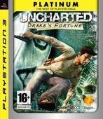 Uncharted Drakes Fortune-Platinum (PlayStation 3) Gebruikt, Ophalen of Verzenden, Zo goed als nieuw