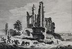 Paul Sandby (1731-1809) - Ruïne van een abdij met vee en