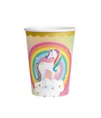 Unicorn Bekers 9cm 8st, Verzenden, Nieuw