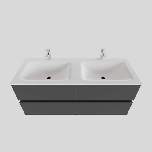 Badkamermeubel Solid Surface BWS Oslo 120x46 cm Dubbel Mat, Doe-het-zelf en Verbouw, Sanitair, Bad, Nieuw, Ophalen of Verzenden