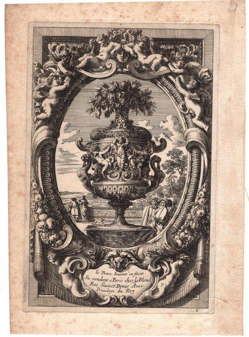 Jean Le Pautre (1618-1682) - Jean Lepautre (1618-1682)., Antiek en Kunst, Antiek | Overige Antiek