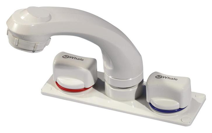 Whale Mengkraan Combo Wit-Kraan met 3/8 slangaansluiting, Watersport en Boten, Bootonderdelen, Nieuw, Ophalen of Verzenden