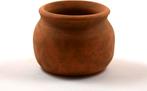 3rd cent Ad Roman brown-red pottery (clay) cosmetica jug, Verzenden