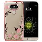 LG G5 Flower Bloemen Case Diamant Crystal TPU Hoesje - Roseg, Telecommunicatie, Mobiele telefoons | Hoesjes en Frontjes | HTC