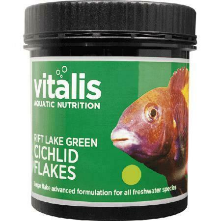 Vitalis Rift Lake Cichlid Flakes - Green 90 g, Dieren en Toebehoren, Vissen | Aquaria en Toebehoren, Ophalen of Verzenden