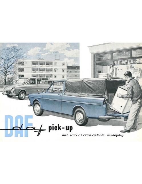 1961 DAF 750 VARIOMATIC BROCHURE NEDERLANDS, Boeken, Auto's | Folders en Tijdschriften