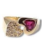 Ring - 14 karaat Geel goud - 0.14ct. tw. Diamant, Sieraden, Tassen en Uiterlijk, Ringen, Nieuw