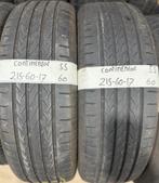 2x215-60-17 Continental Zomer 2x5.5m €60 Per Band 215 60 17, Ophalen, 17 inch, Band(en), Personenwagen