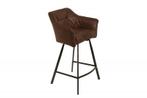 Retro barstoel LOFT 100cm antiek bruine barkruk met, Huis en Inrichting, Barkrukken, Ophalen of Verzenden, Nieuw