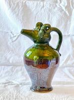 Ugo Franchetti - Vaas - Majolica - Zoomorfe vaas caprone, Antiek en Kunst