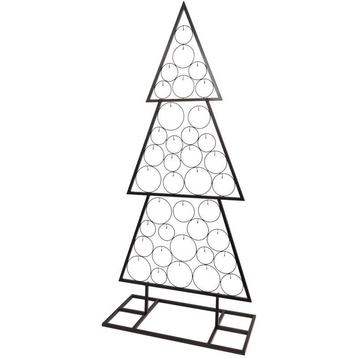 Metalen kerstboom - 3 lagen | 170 cm hoog | 38 haakjes beschikbaar voor biedingen