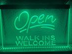Walk-in welcome neon bord lamp LED verlichting reclame licht, Verzenden, Nieuw in verpakking