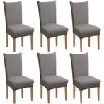 6 stuks eetkamerstoel hoezen - stoelhoezen - stretch -, Huis en Inrichting, Stoelen, Verzenden, Nieuw