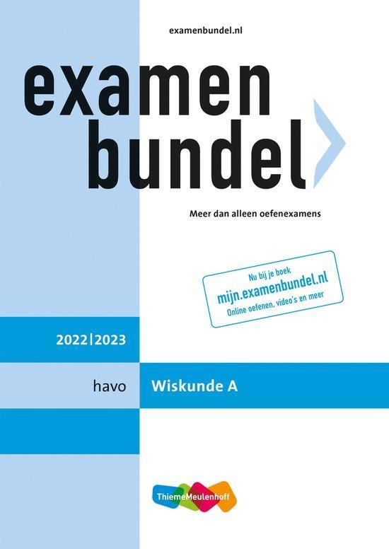 9789006639971 Examenbundel havo Wiskunde A 2022/2023, Boeken, Schoolboeken, Zo goed als nieuw, Verzenden