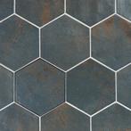 Wandtegel Hexagon Magnetism Blue 13.9x16 cm (Prijs per M2), Ophalen of Verzenden, Nieuw